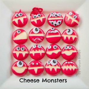 Cheese Monsters from http://www.danyabanya.com/cheese-monsters/